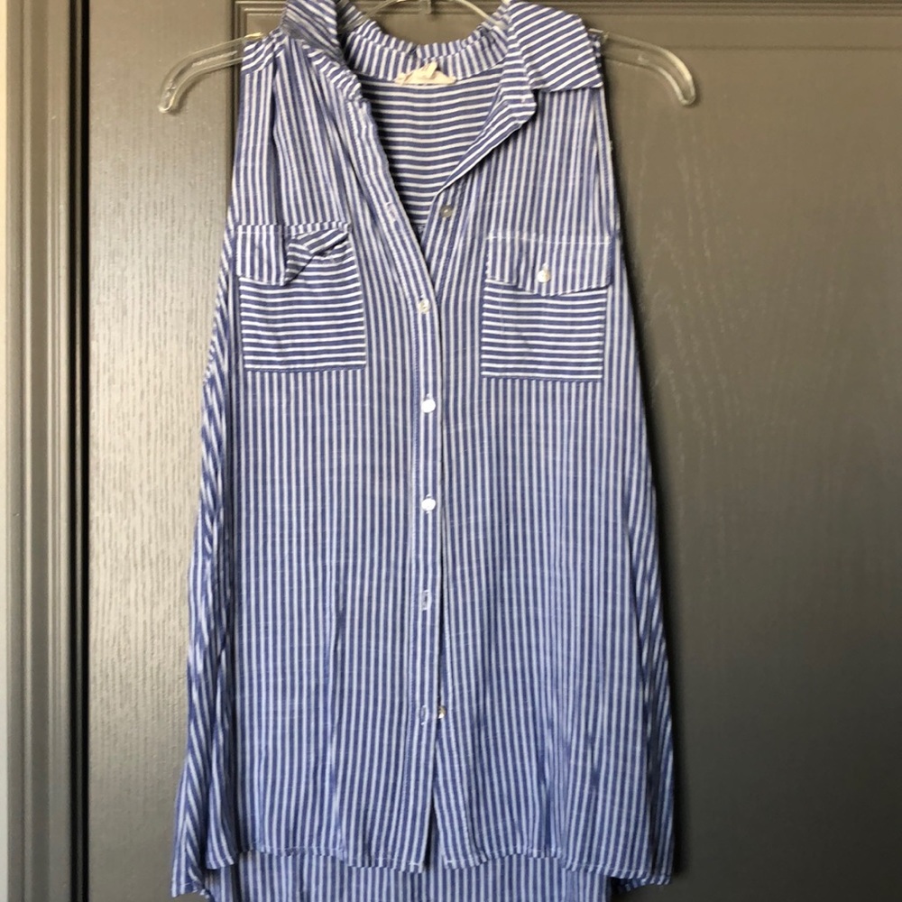 Striped tank blouse